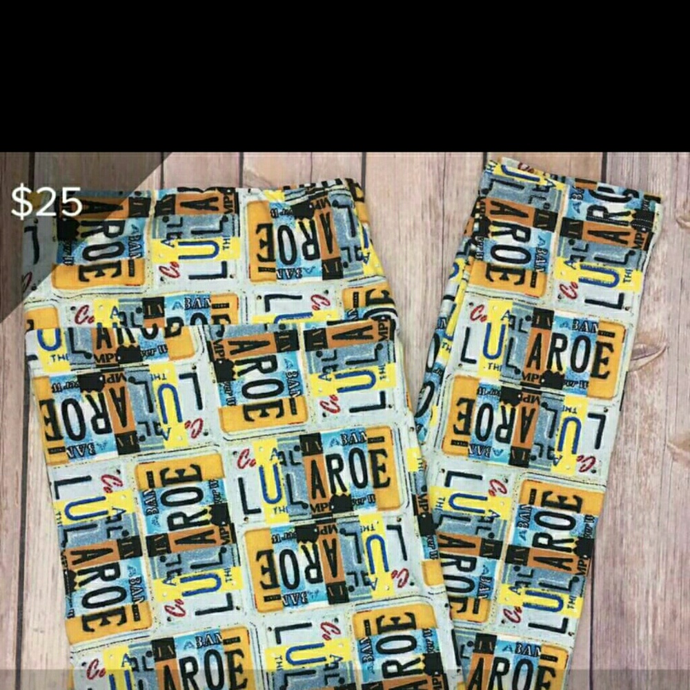TC2 Lularoe Leggings License Plates, pre-owned